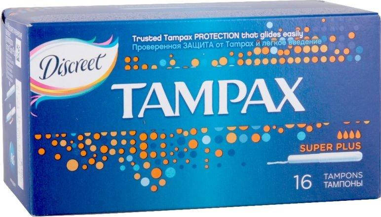 

Тампони Tampax Super Plus 16 шт