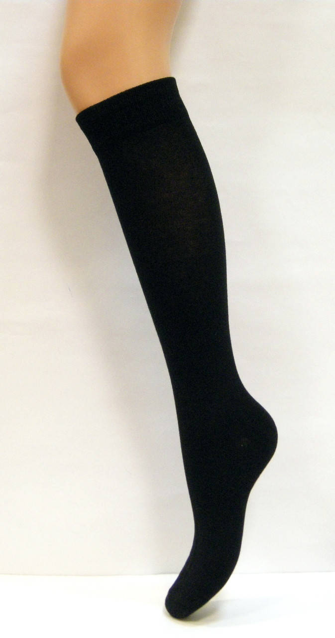 

Гольфы женские черного цвета хлопковые, Черный