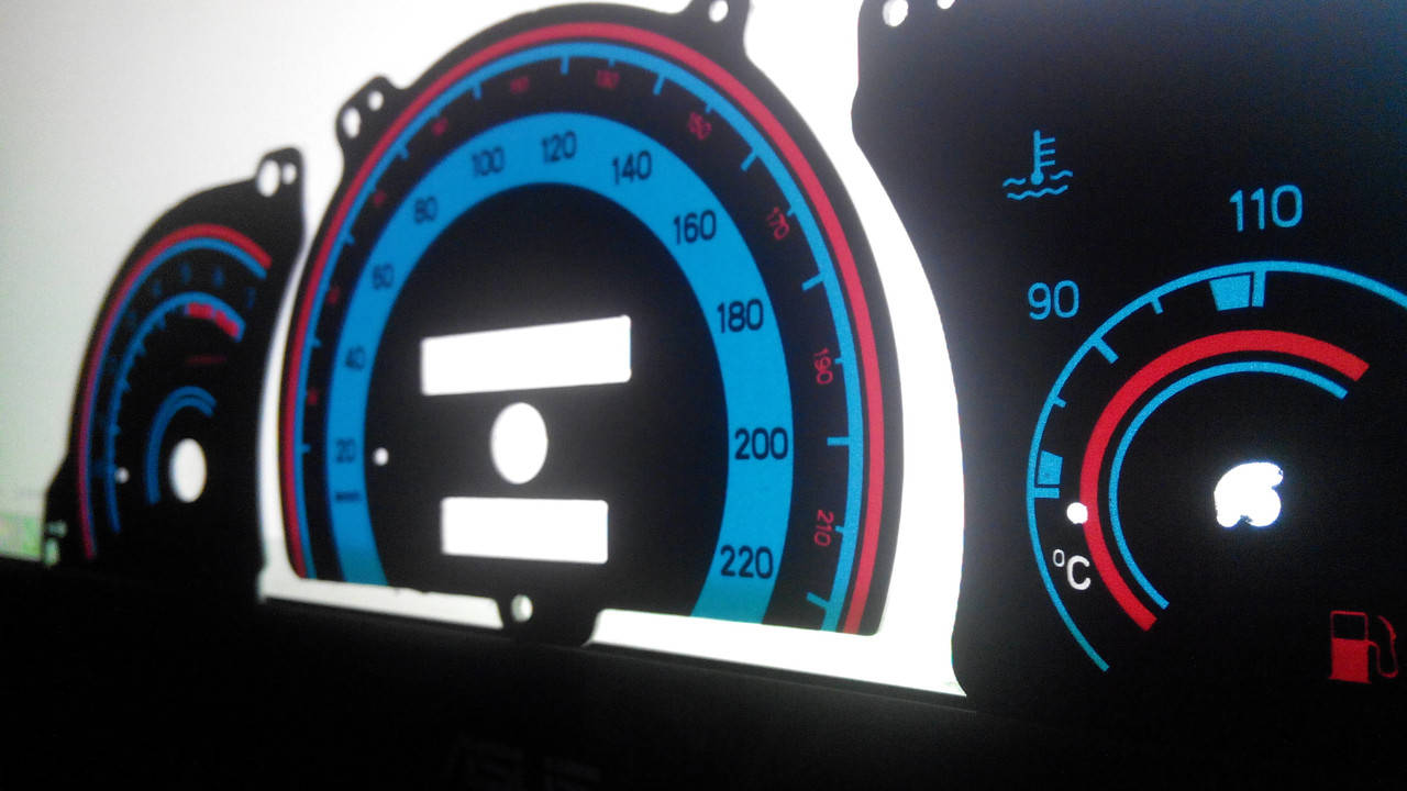 

Шкалы приборов Opel Vectra A