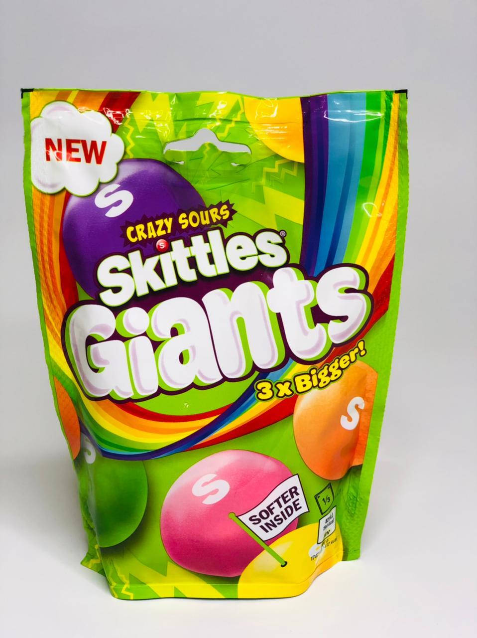 

Skittles giants crazy sours 141g