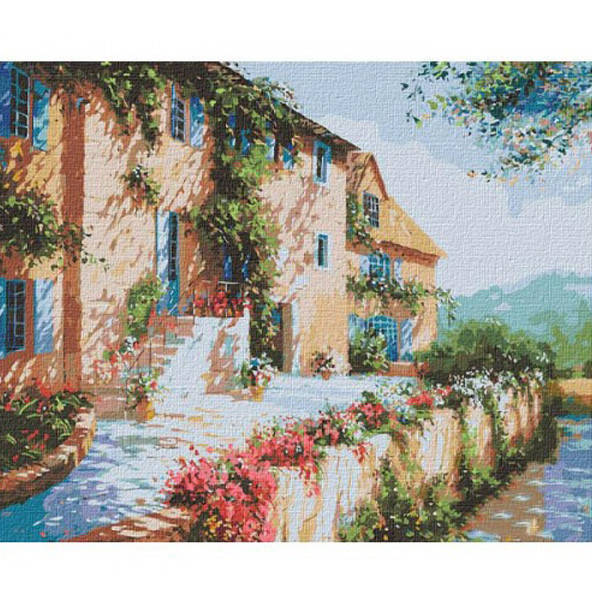 

Картина по номерам На солнечной стороне улицы 40х50см KHO2298