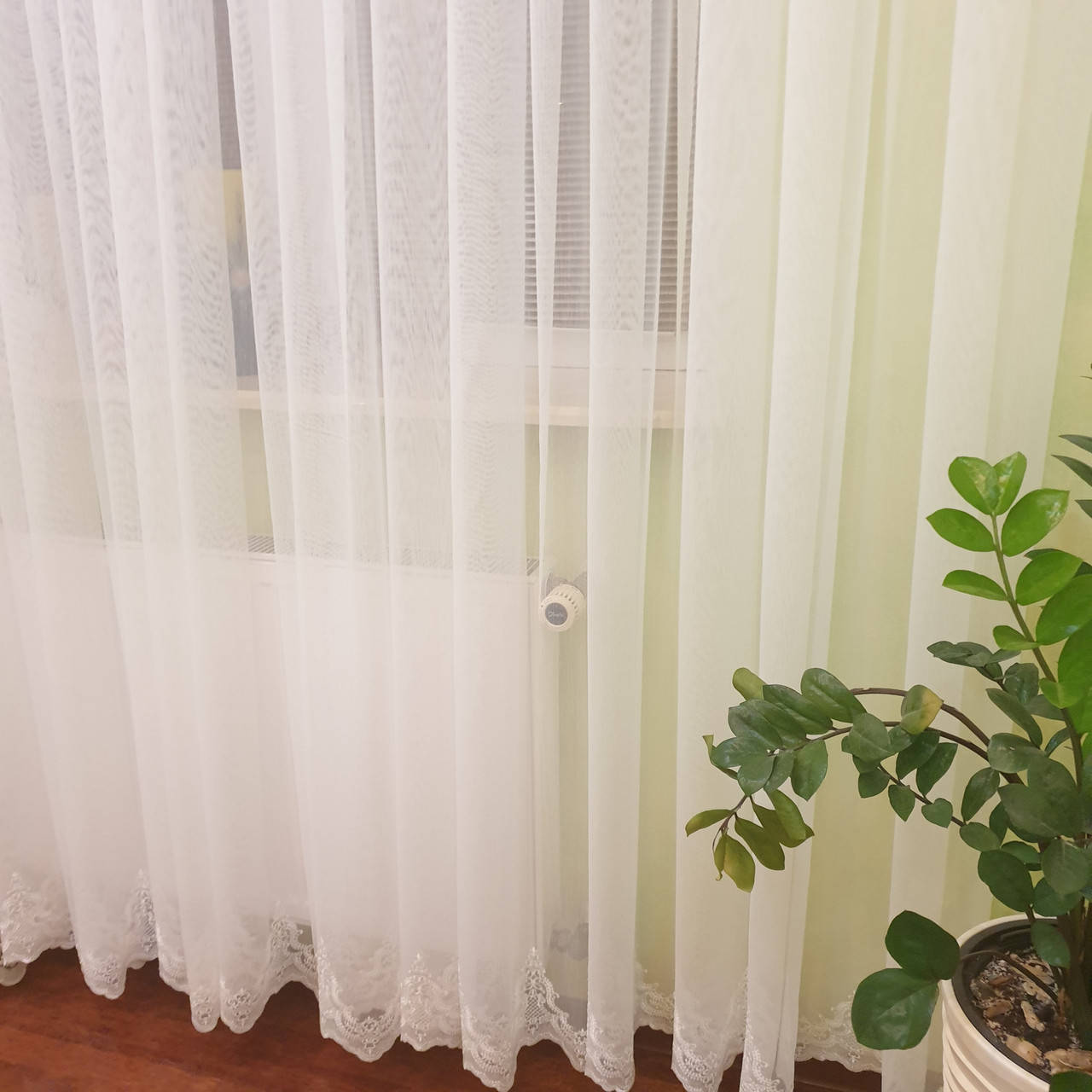 

Тюль лен бамбук., Бежевый