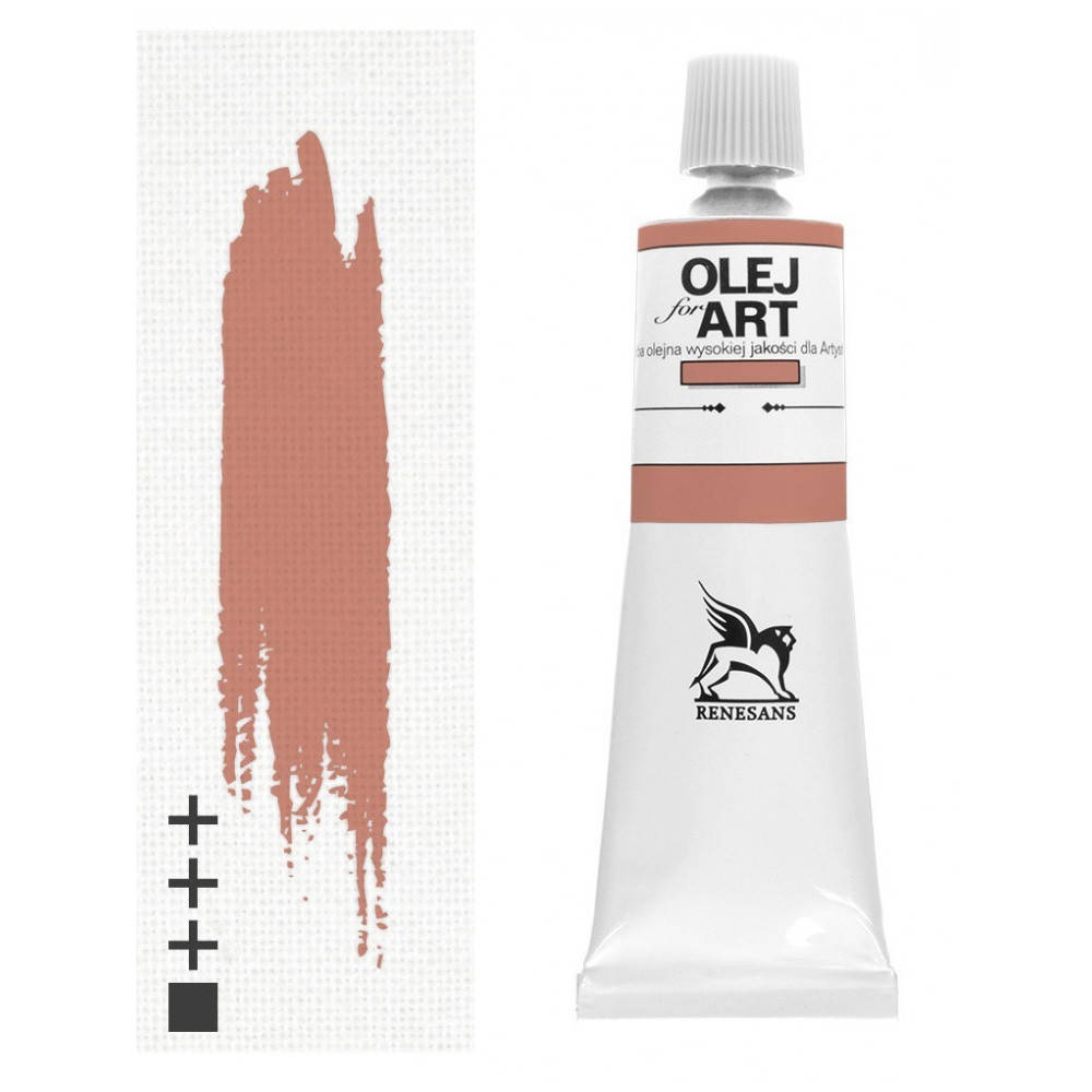 

Фарба олійна, Тілесна червонувата, 60мл, Renesans