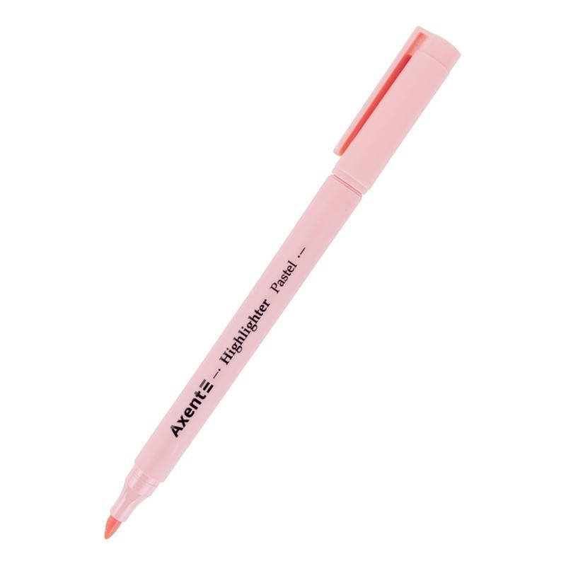

Маркер текстовый 2-4 мм Axent Highlighter Pastel розовый, 2533-10-A