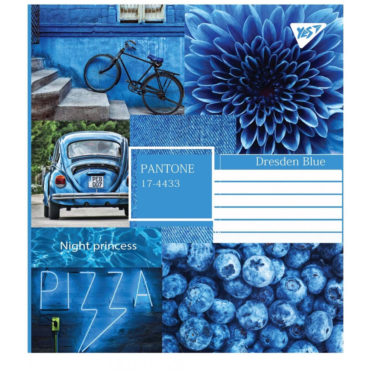 

Зошит 48арк. кліт. YES Collage pantone №765022(10)(200)