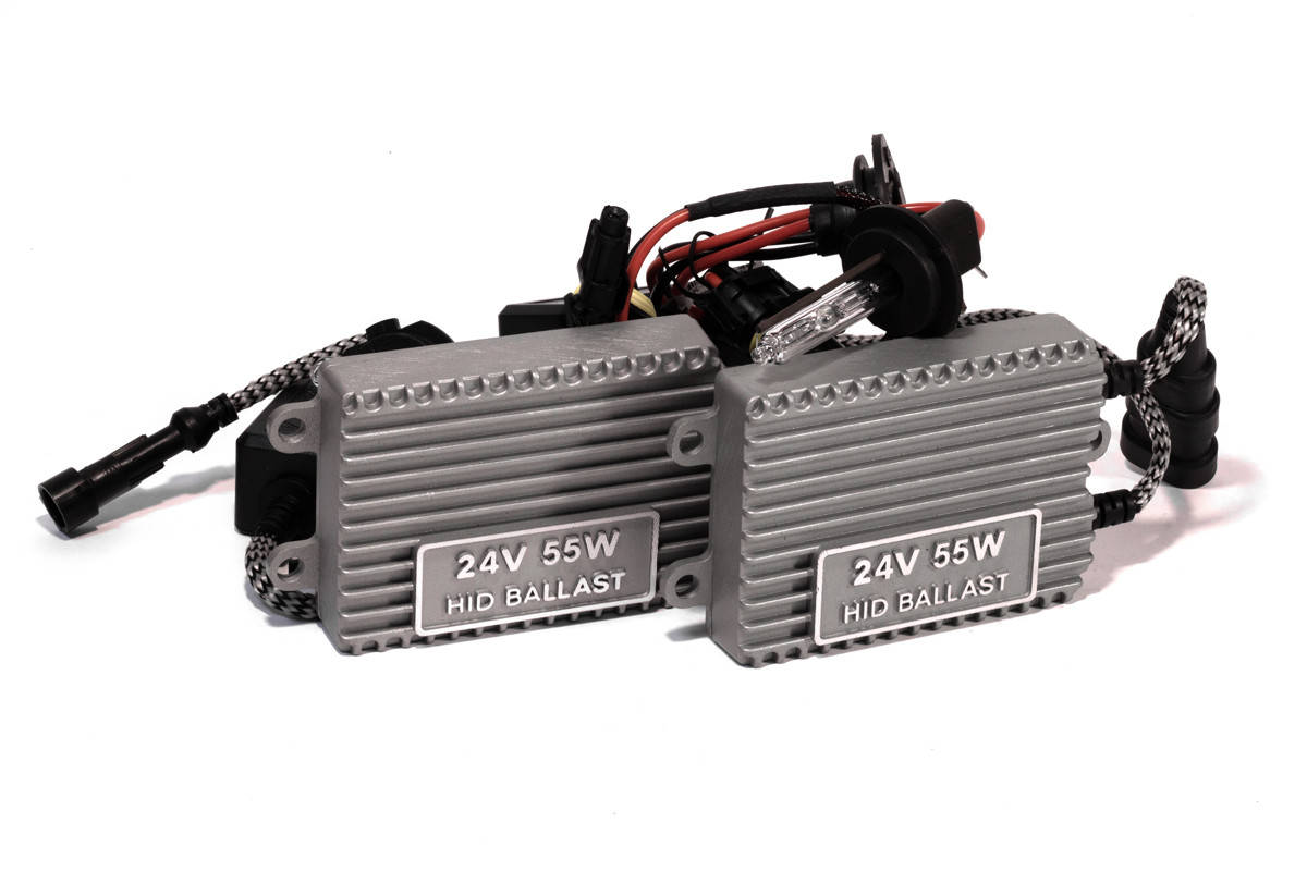 

Комплект ксенона КВАНТ H7 6000К 24v с блоками AC