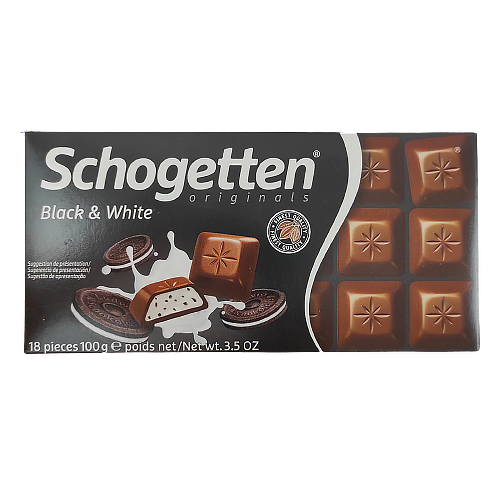 

Шоколад Шогеттен 4004 Schogetten black white 100g 15шт/ящ (Код : 00-00003783)