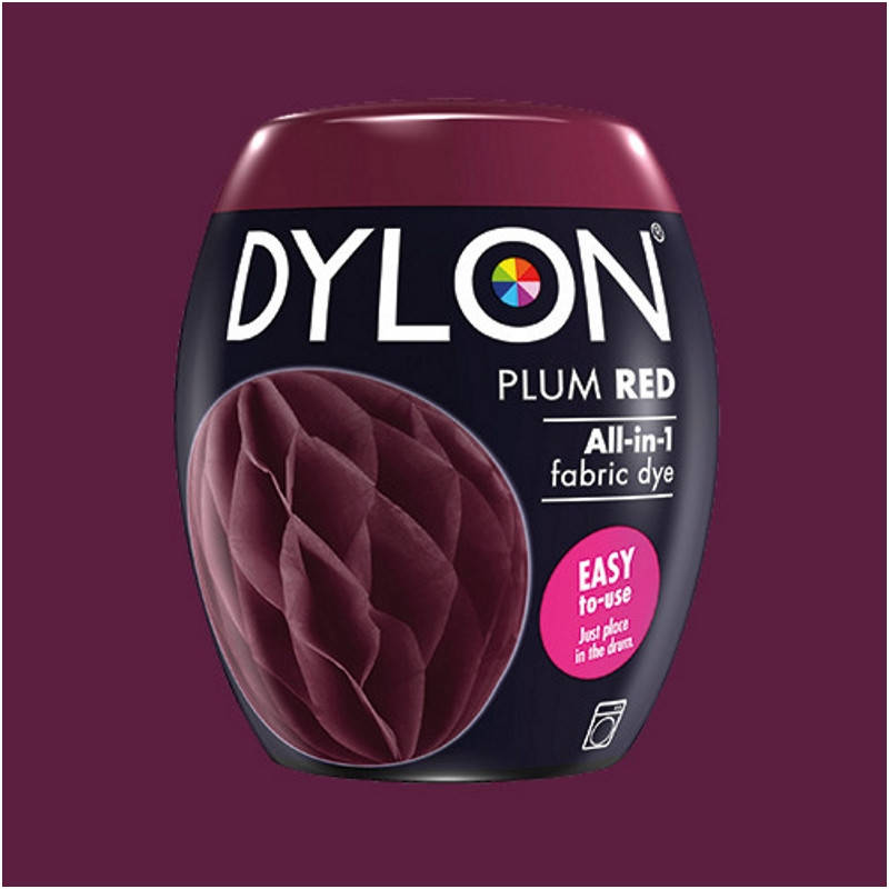 

Краска для окрашивания ткани в стиральной машине DYLON Machine Use Plum Red (бочонок), Красный