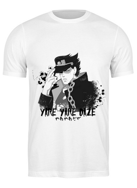 

Футболка GeekLand Невероятные приключения ДжоДжо JoJo's Bizarre Adventure Yare Yare Daze Яре Яре Дазе JJ 01.01