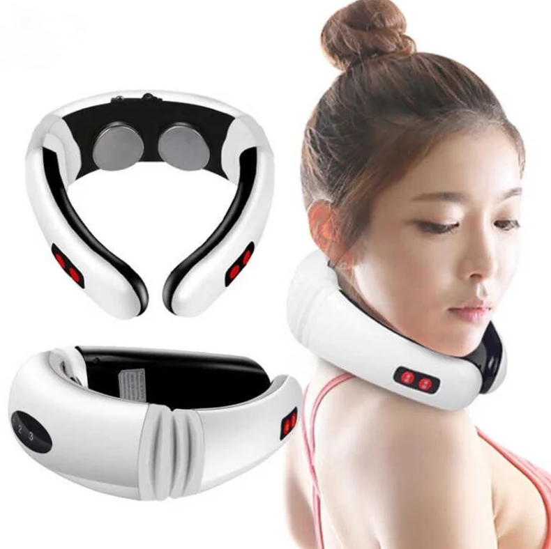 

Электростимулятор массажер для шеи физиотерапия Cervical vertebra Neck Massager