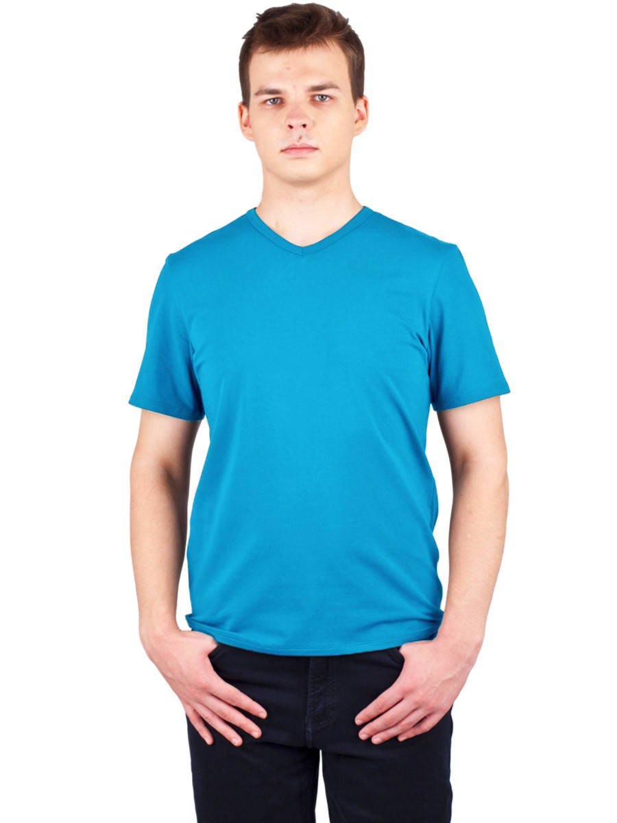 

Футболка мужская хлопок ФМ-05 бирюза 48(р)