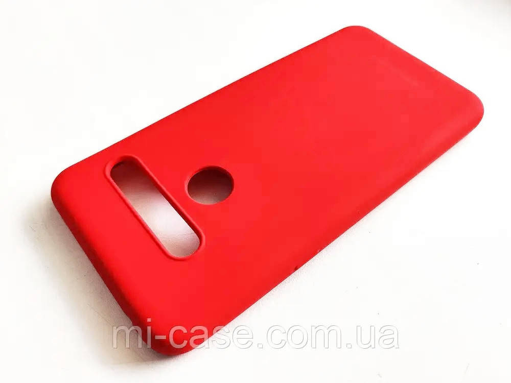 

Тонкий матовый чехол для LG G8 Красный