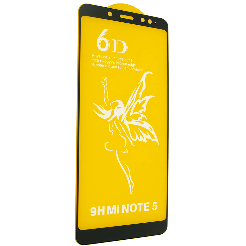

Стекло 6D Xiaomi Redmi Note 5 черное - защитное, premium, Прозрачный