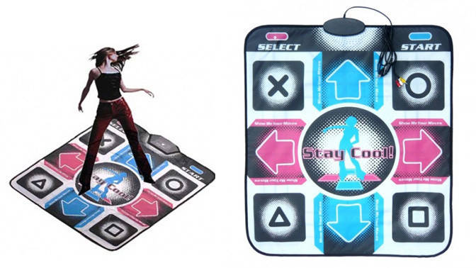 

Танцевальный коврик для использования на компьютере или телевизоре DANCE MAT PC+TV