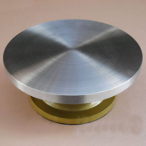 

Подставка под торт крутящаяся с нержавейки.