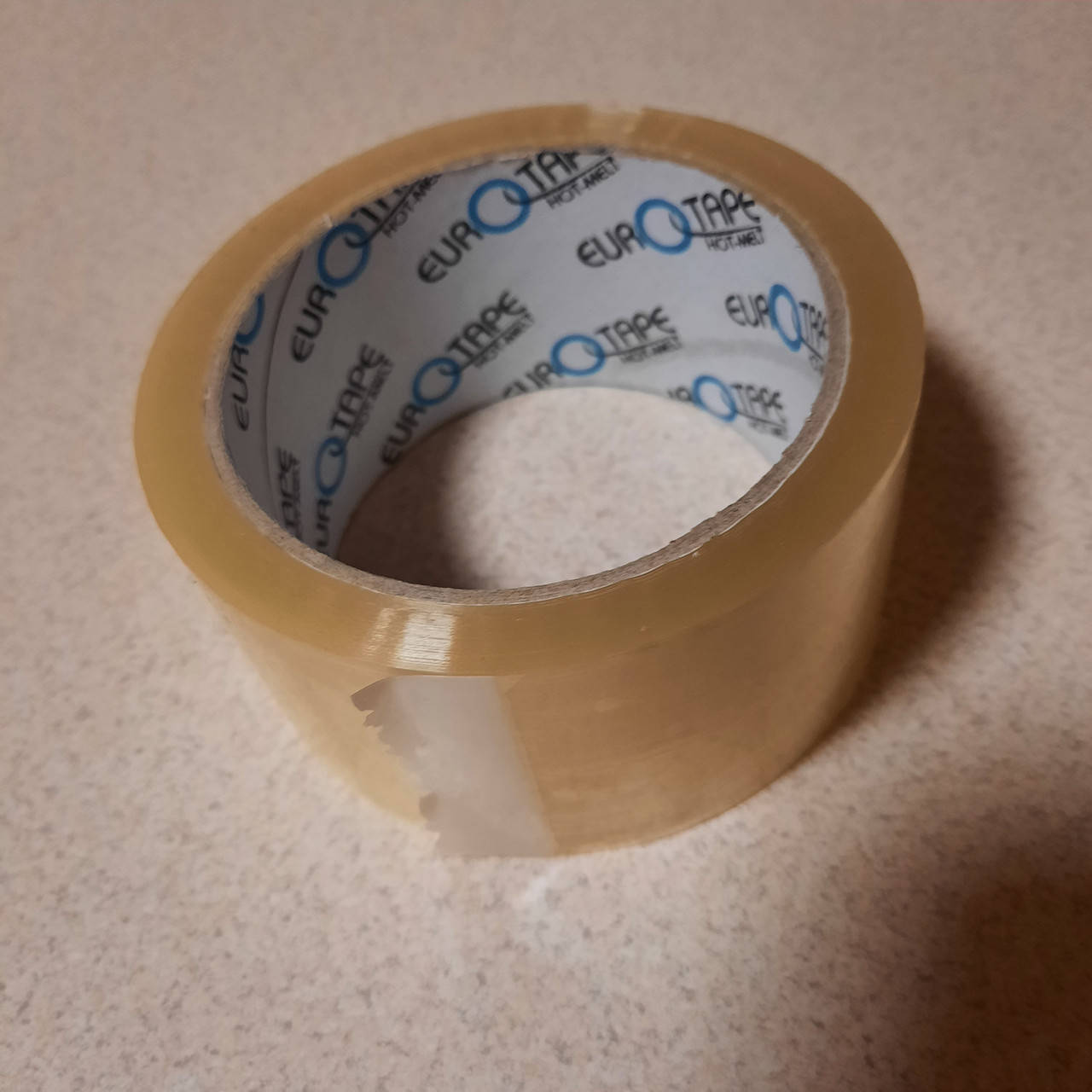 

Скотч упаковочный прозрачный - 48 мм × 66м Euro Tape