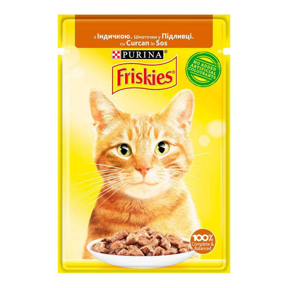 

Friskies шматочки у підливці з індичкою 85 г