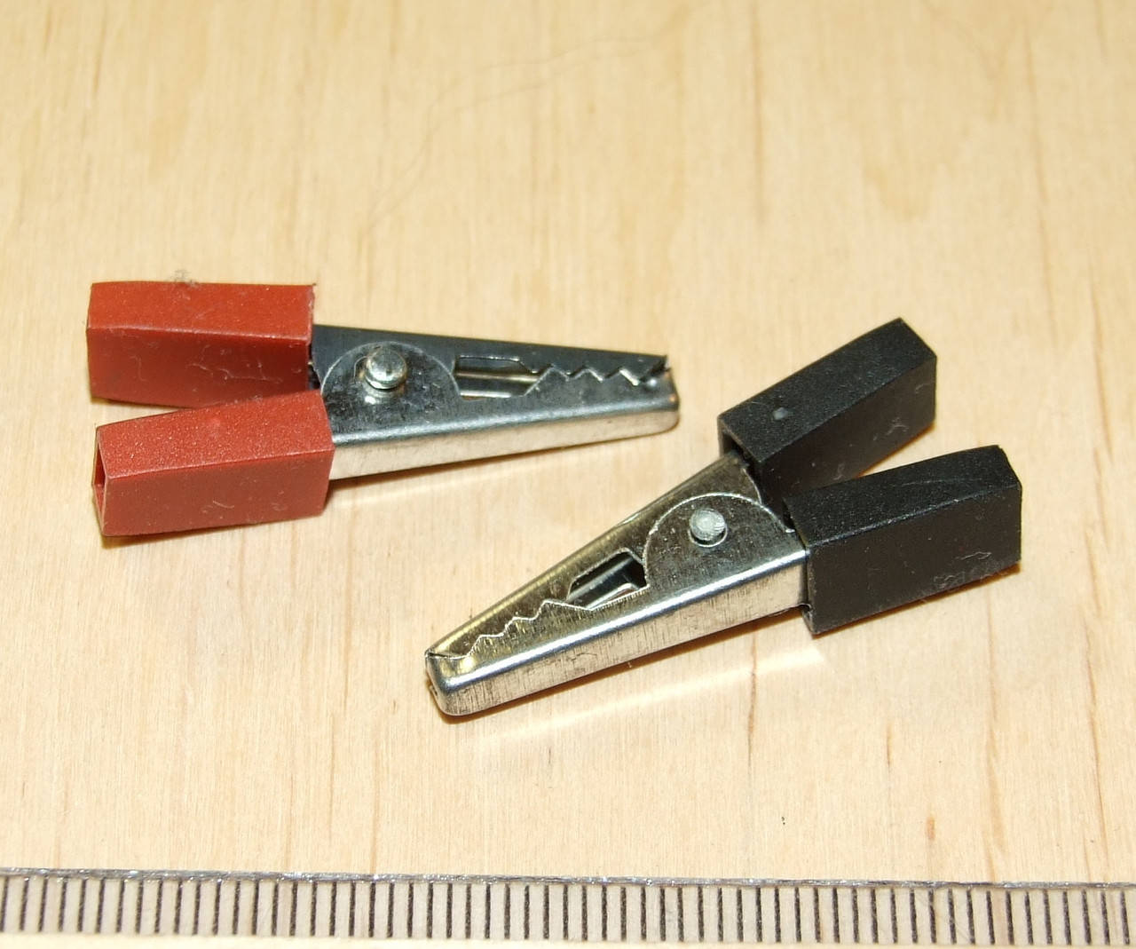 

K004 34 мм ПАРА Крокодил Зажим Щуп Тестовые клипсы Одинарный захват зонд Single Test Hook Clip Probe