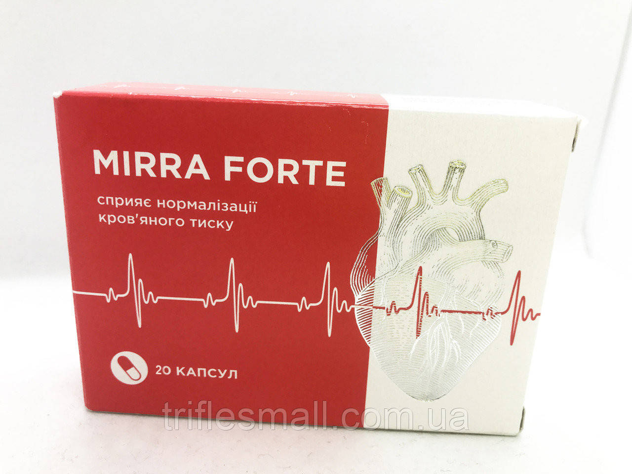 

Mirra Forte (Мирра Форте) для чистки сосудов и от гипертонии 20 капсул