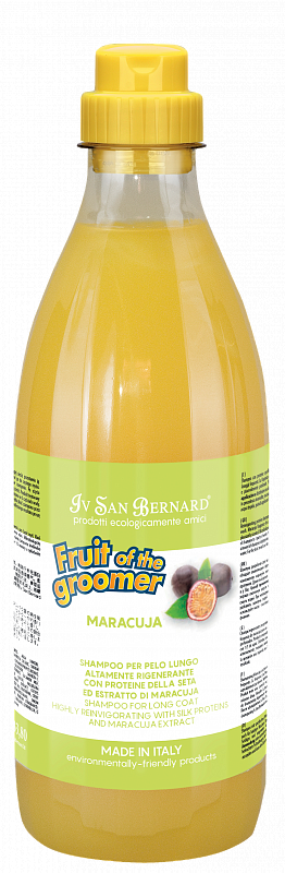 

Шампунь для длинной шерсти с протеинами Маракуйя Iv San Bernard Maracuja 1 л