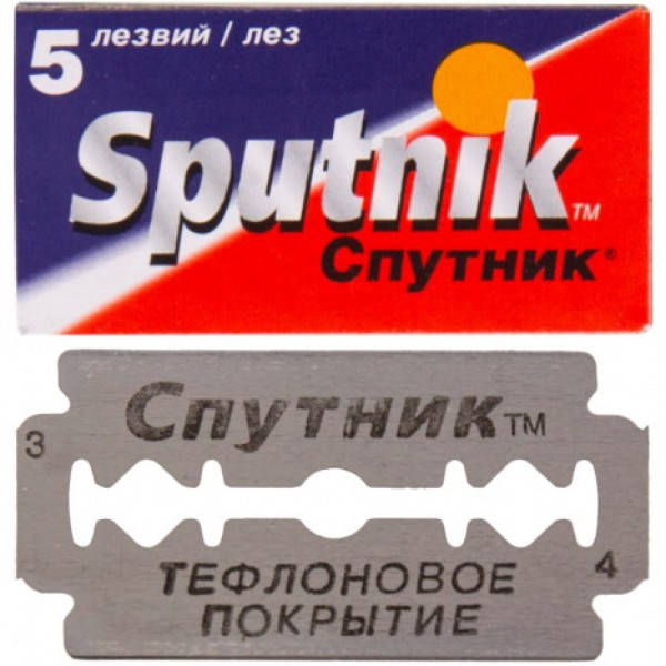 

Двусторонние лезвия Sputnik Stainless, 5 шт