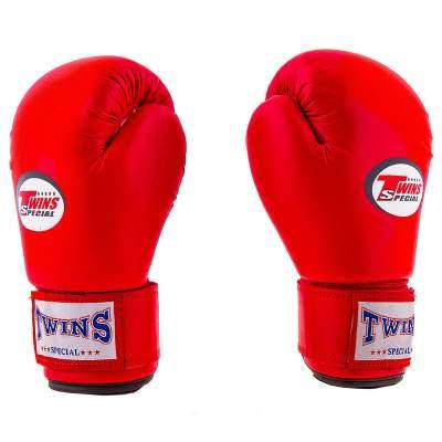 

Боксерские перчатки Twins, PVC, 4oz,6oz, красный, без рисунка.