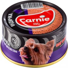 

Паштет для собак Carnie с индейкой 95г