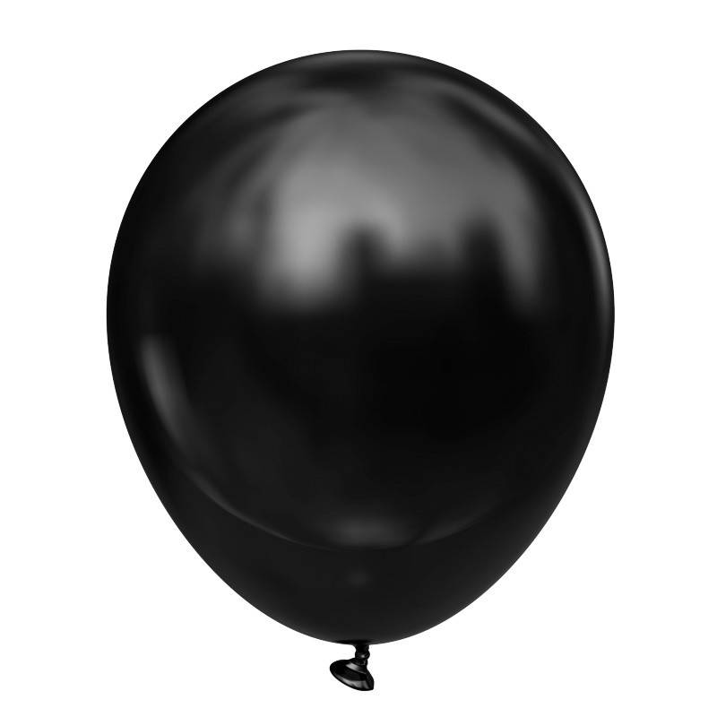 

Латексные воздушные шарики 12" Черный (black) 20шт/уп KL12-25 Kalisan