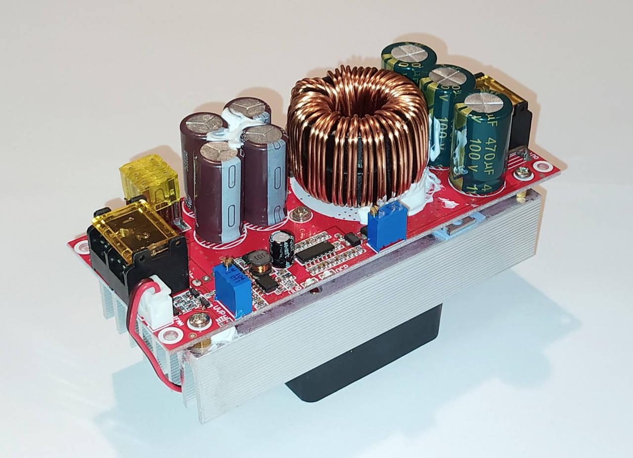 

1800W 40A DC-DC преобразователь стабилизатор Драйвер повышающий 10-60V->12-90V