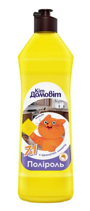 

Кот Домовит жидкий полироль для мебели, 430 гр 4820204405939
