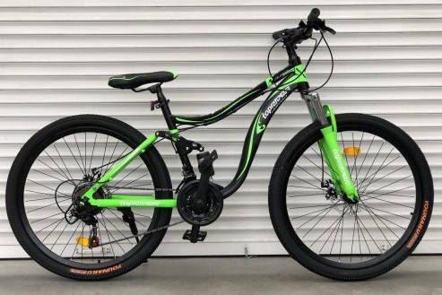 

Горный двухподвесный Mbike Twin 26 (2021) велосипед сталь