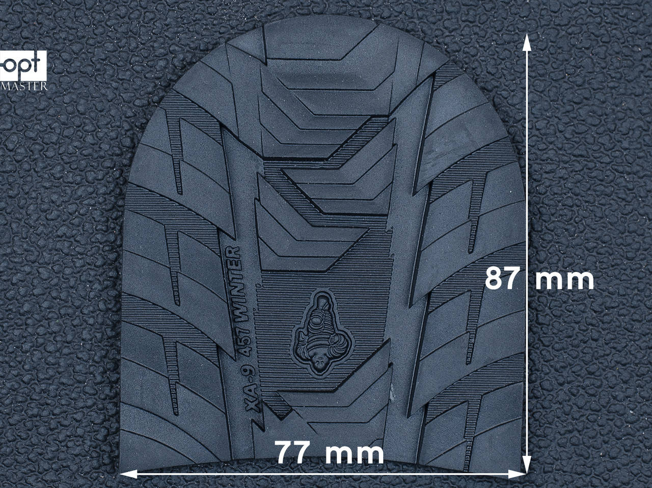 

Набойка резиновая XA009 WINTER MICHELIN (Франция) т.8мм, р.36-38, цв. черный