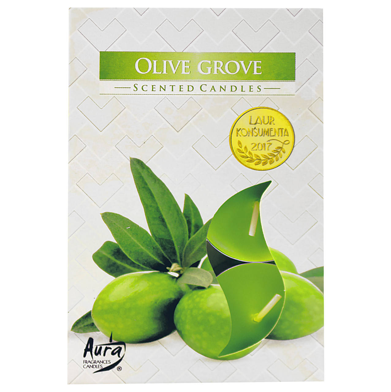 

Свеча таблетка ароматическая Olive grove, Bispol. В наборе 6 штук. Польша., Оливковый