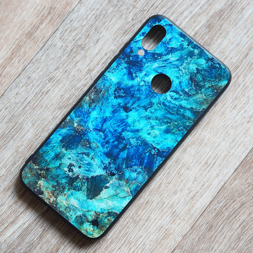 

TPU чехол Malachite для Xiaomi Redmi Note 7 (сине-зеленый), Зелёный