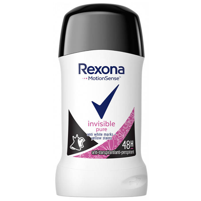 

Дезодорант антиперспирант женский Rexona Invisible pure 40 мл