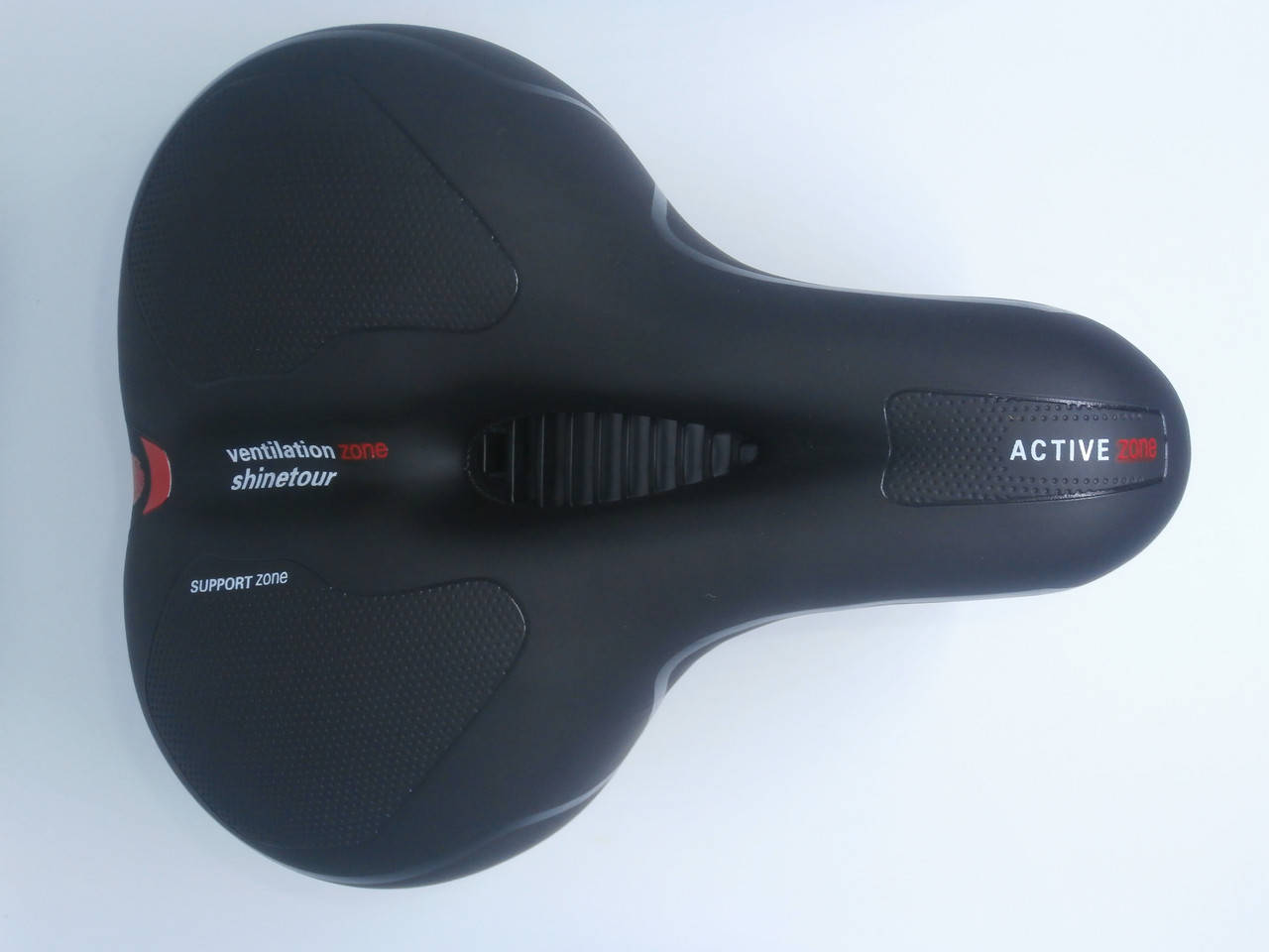 

Седло велосипедное c пружинами Velo Чёрный V-0002