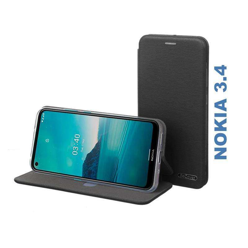 

Чeхол-книжка BeCover Exclusive для Nokia 3.4 Black (705730), Черный