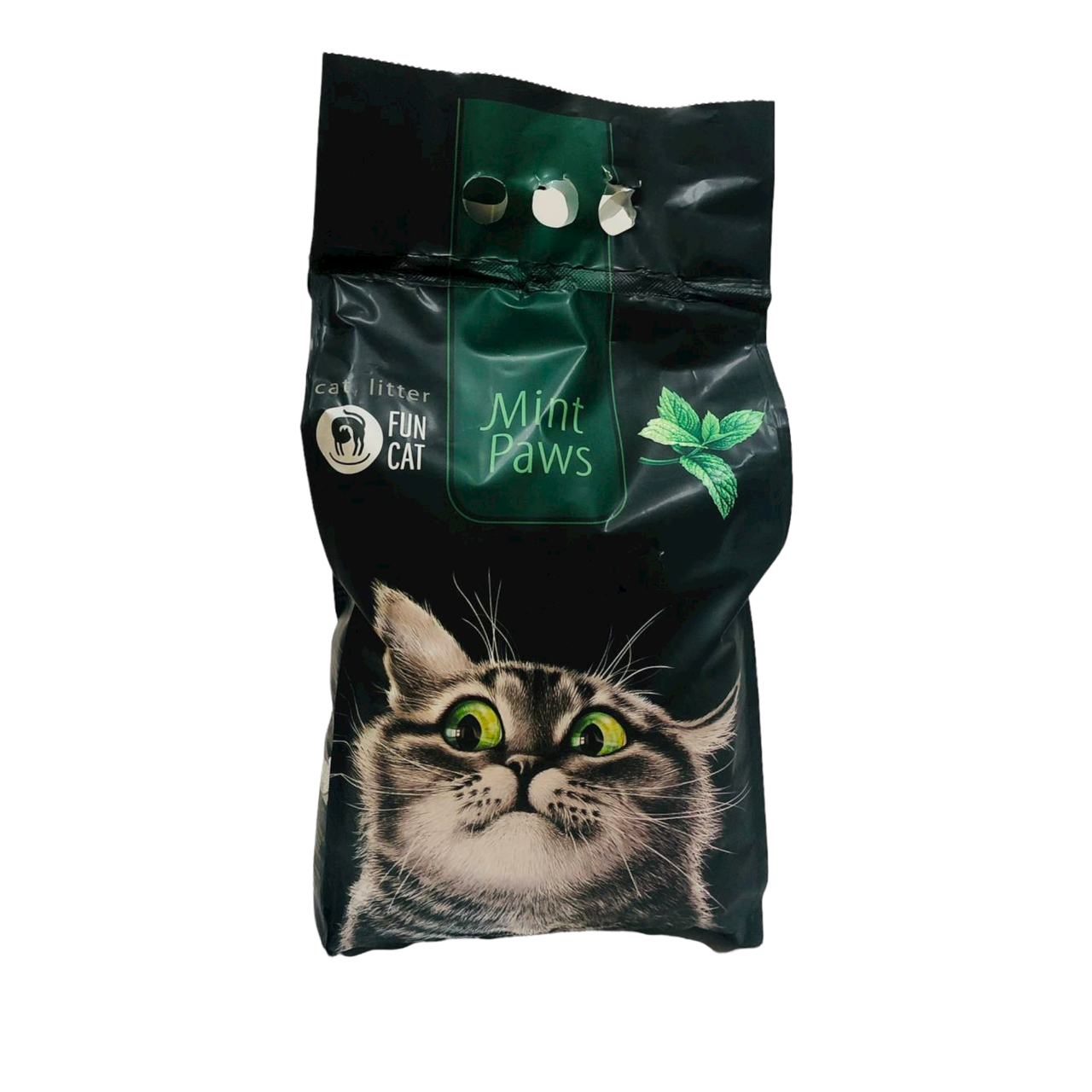 

Наполнитель для кошачьего туалета Fun Cat Mint Paws зерновой с ароматом мяты 5л