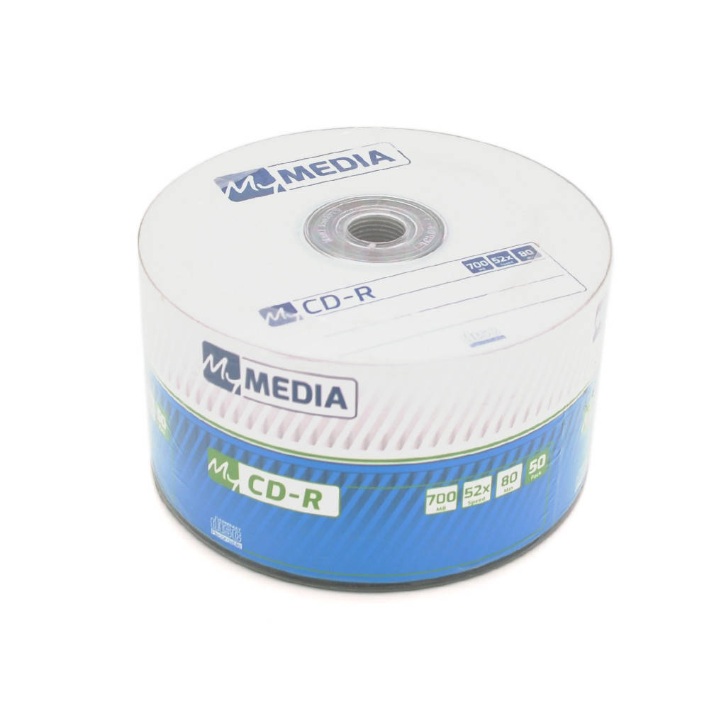 

Диск MyMedia CD-R, 700mb x 52 bulk, 50шт в упаковке, цена за упаковку