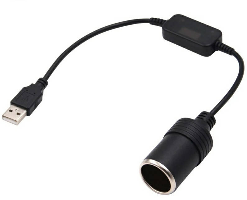 

Розетка переходник с USB на прикуриватель