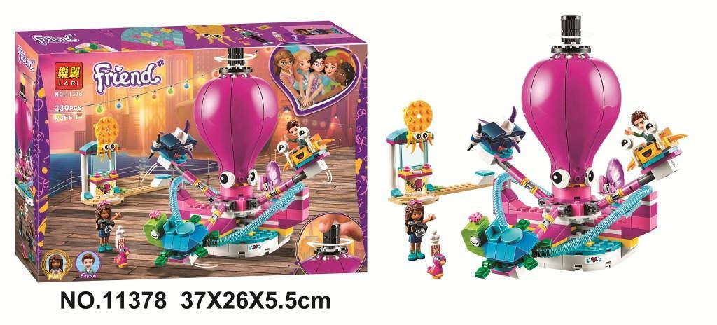 

Конструктор LARI Friends 11378 Атракціон ''Веселий восьминіг'' 330 деталей