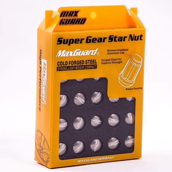 

Комплект гаек (секретки) Max Guard M02-Sg Конус (M12x1.5x34) Хром/Черная шляпка