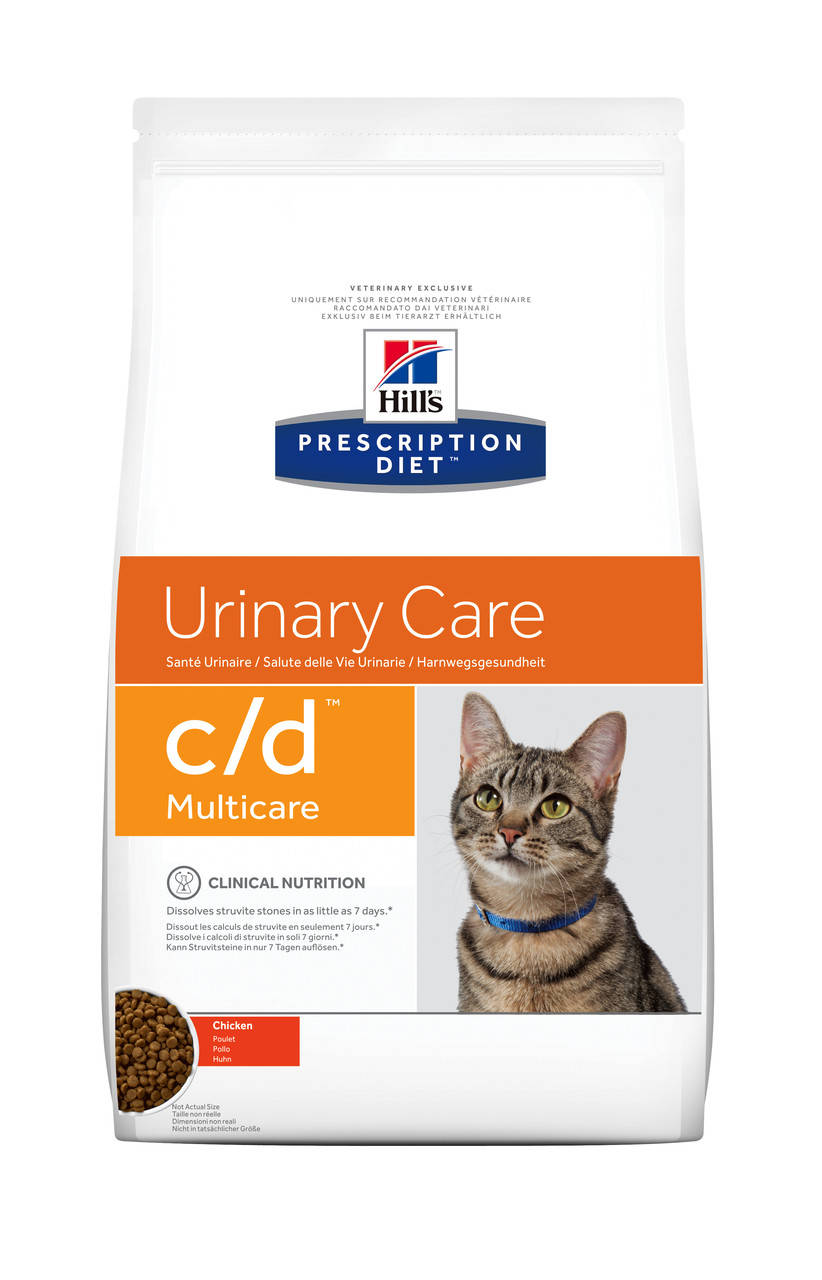 

Hills PD Feline C/D Multicare для кошек при мочекаменной болезни с курицей 0,4 кг