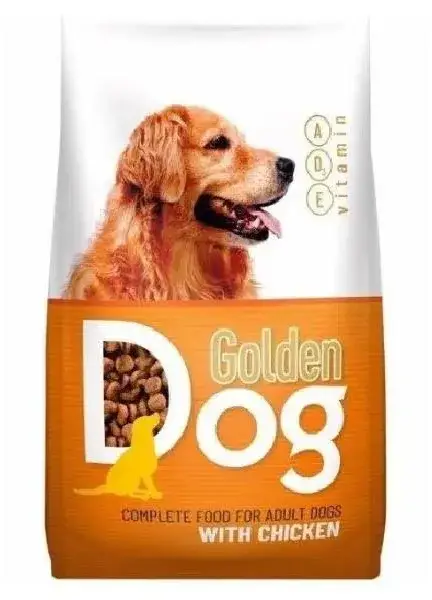 

Корм сухий Для дорослих собак для усіх порід Golden dog з куркою 10 кг