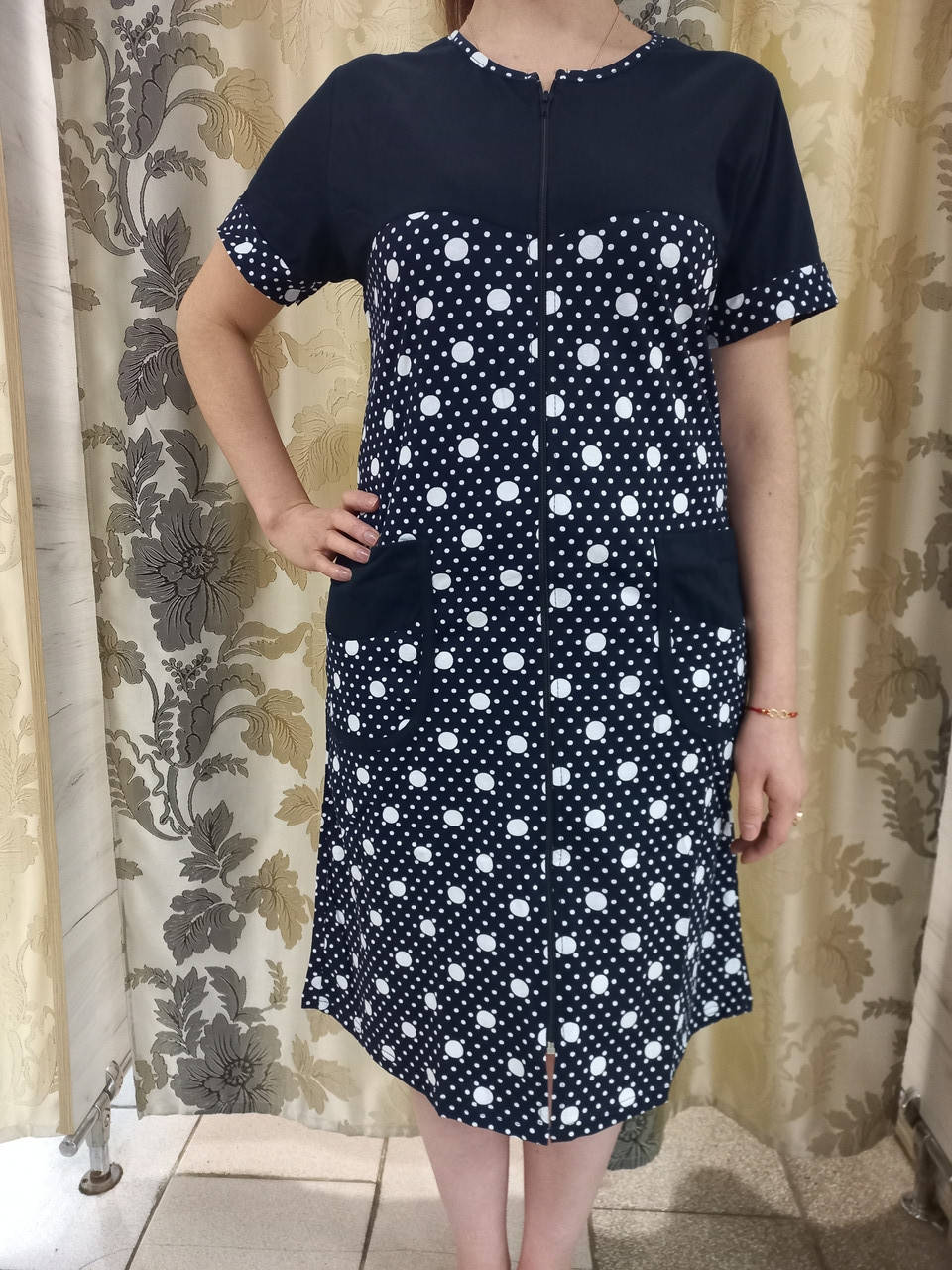 

Халат женский с рукавом