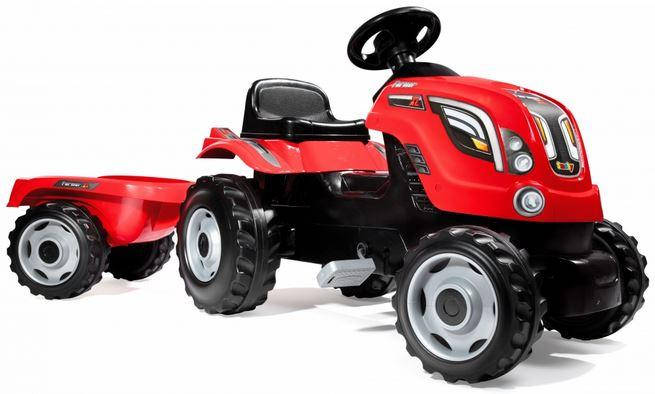 

Детский педальный трактор Farmer XL Smoby 710108 Red