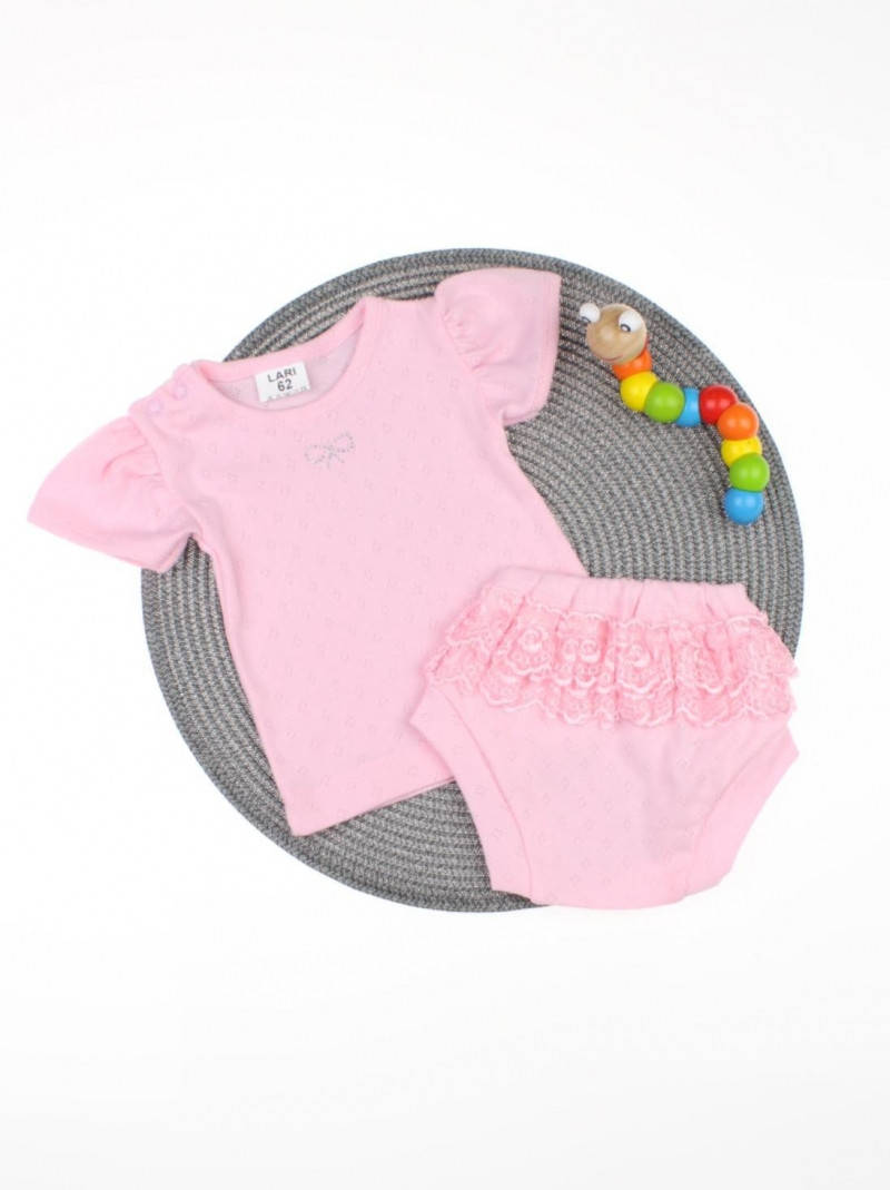 

Летний набор для девочки Мимимишки ажурная рибана