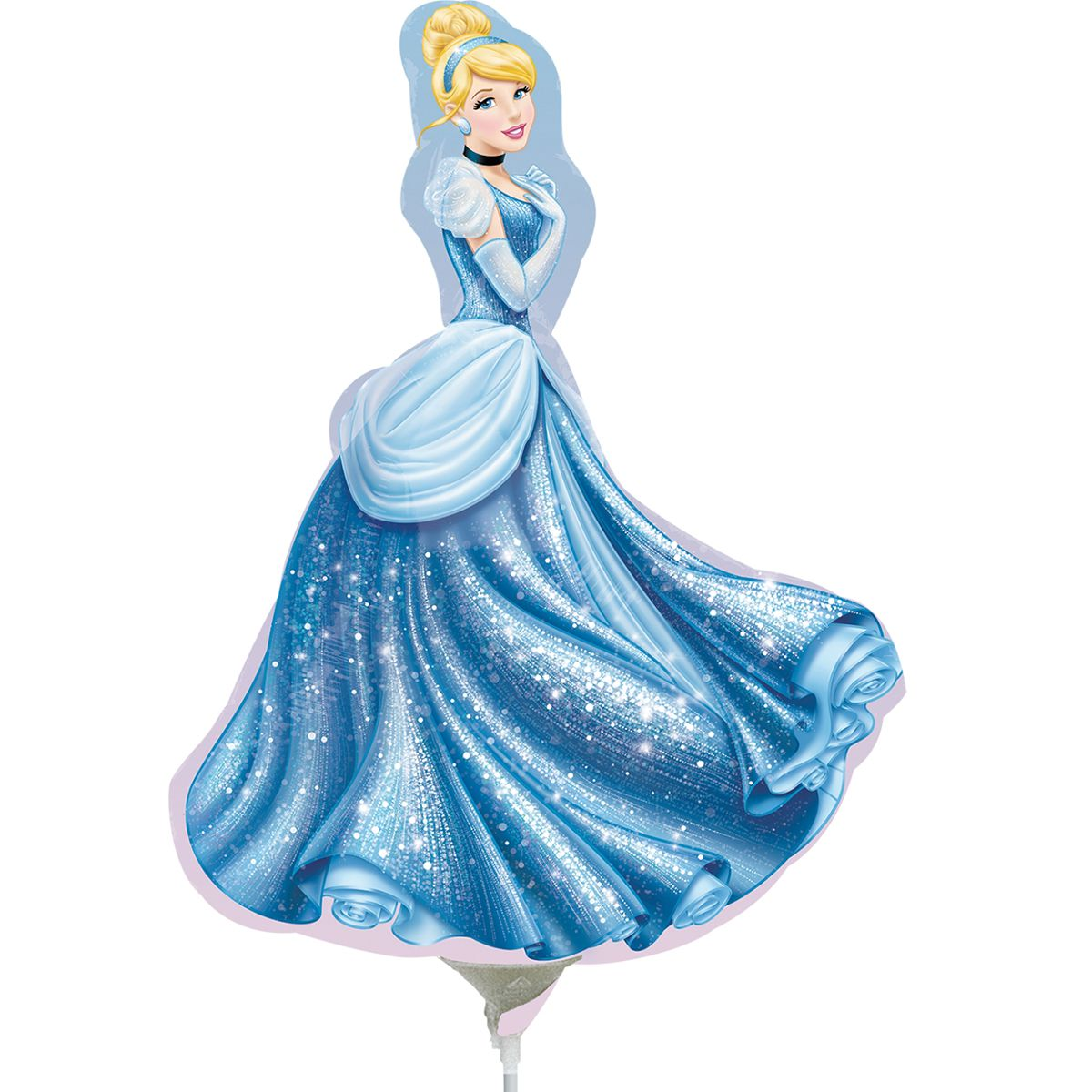 

Фольгированный шарик мини-фигура Anagram (41х30 см) disney Золушка, Разные цвета