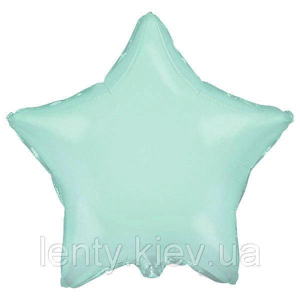 

Звезда фольгированная металлик 18"/45см.(для надува воздухом)- Мятный Матовый