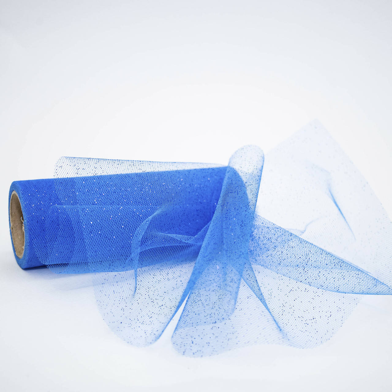 

Фатин в рулонах с напылением / цвет синий / ширина 15 см / рулон 9 м / заказ от 1 шт